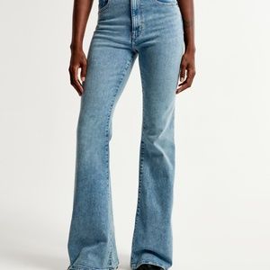 Abercrombie Ultra High Rise Stretch Flare Jean
